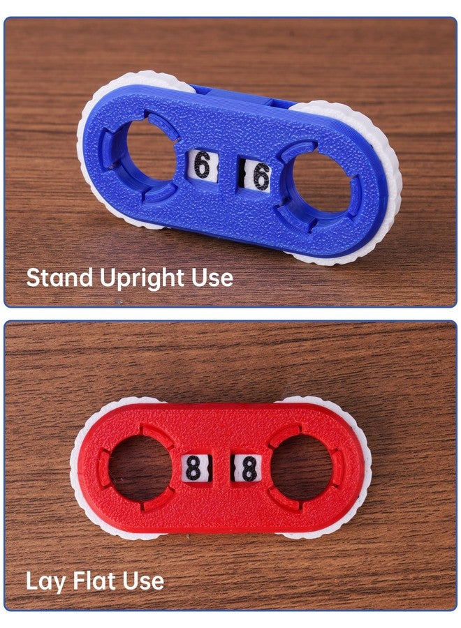 NiToy 5 Pcs 3D Printed MTG Life Counter with Plastic Box, Magic The Gathering Health Tracker for MTG, RPG, D&D Card Game Accessories, Double Digits Spinner - Image 4